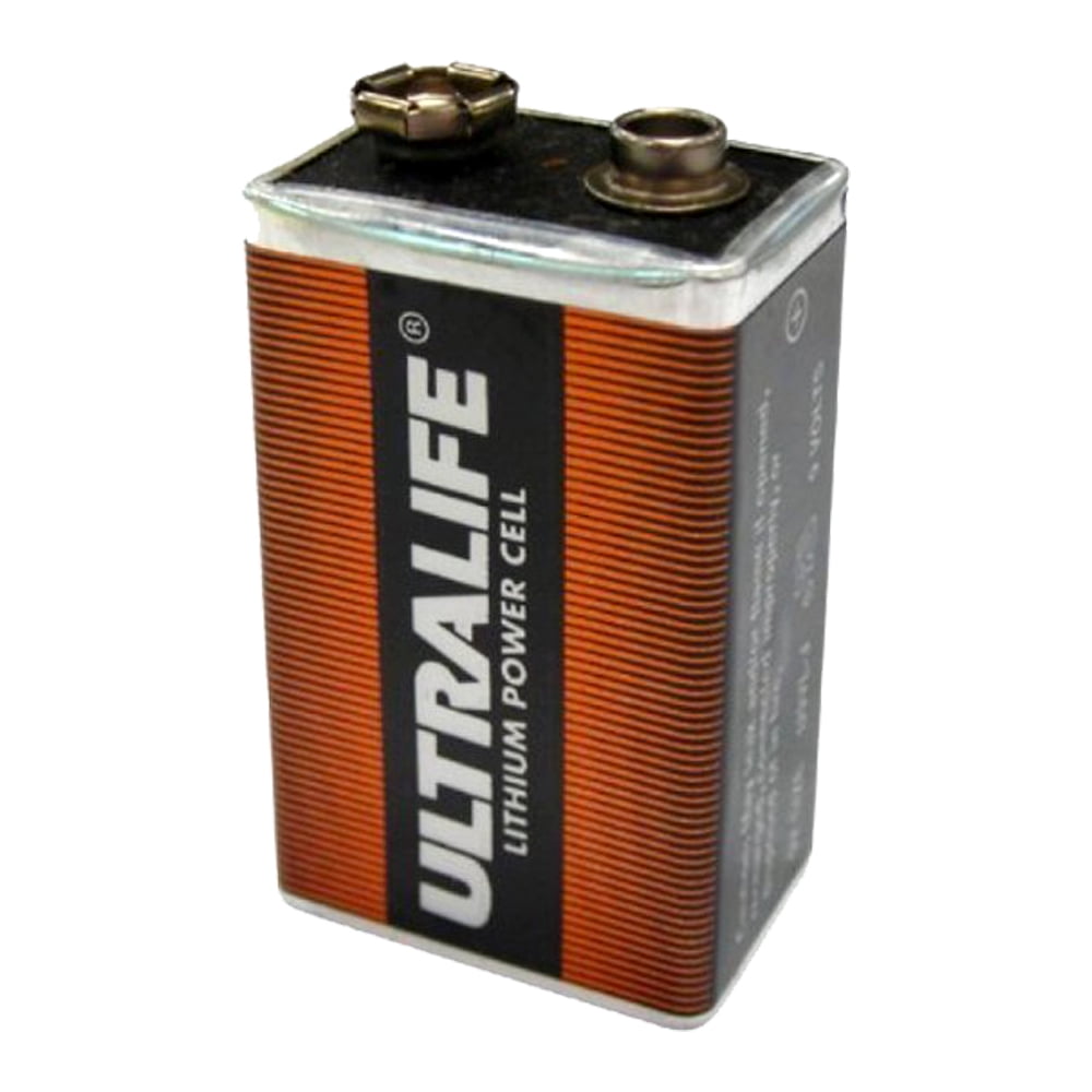 smeltet Forældet forsendelse Ultralife 9V Lithium Battery - Lasts up to 10 Years! Foil Sealed Pack -  Walmart.com