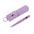 thumbnail image 2 of ATOM Tweezers for Eyebrows & Ingrown Hair Removal Blackhead and Splinter Tweezer with Sharp Needle Nose Point Great Precision for Facial Hair (Purple), 2 of 8