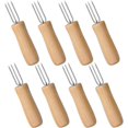 thumbnail image 1 of 8 Piezas Soporte para Maíz, Tenedor para Maíz, Brochetas para Mazorcas de Maíz, Soportes para Maíz Triangulares de Seguridad de Acero Inoxidable para Cocina, Parrilla, Fiesta, Picnic, Camping, 1 of 5