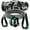 Gray, variant on Rhino USA Kinetic Bridle Rope Recovery Kit (1in x 10ft) - Heavy Duty Offroad Snatch Strap - Includes 2 Soft Shackle(Green)