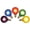 Multicolor, variant on Vickerman Multi-Colored G40 Twinkle Replacement Bulb, 5 per Box