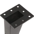 thumbnail image 3 of Juego de 4 patas para muebles La Vane, aluminio y metal, 10 cm, color negro, 3 of 4