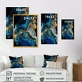 thumbnail image 4 of Designart Abstract Geode Gold And Blue Marble IV Canvas Wall Art, 4 of 5