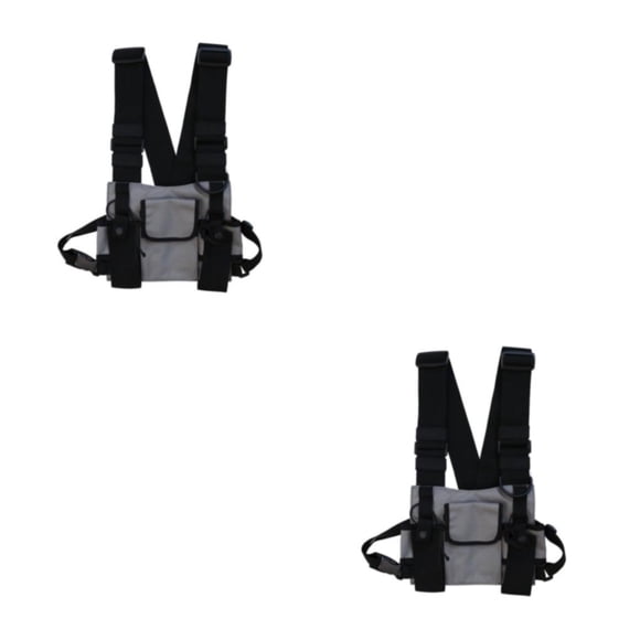 Qarigey Bolsas de arnés Bolsa de plataforma de pecho con correas de hombro ajustables resistentes al desgaste y duraderas Type2 NO2