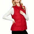 thumbnail image 4 of Yutgune Women's Lightweight Puffer Vest Stand Collar Zip Up Jacket with Pockets, 4 of 8