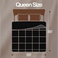 thumbnail image 3 of Utopia Bedding Queen Comforter Duvet Insert, Reversible Black/Grey Quilted Comforter with Corner Tabs, Box Stitched Down Alternative Comforters Queen Size 88 x 88 inches, 3 of 8