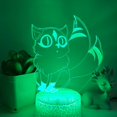 thumbnail image 4 of 3D LED Night Light Kirara Handmade 3D Illusion, 4 of 5