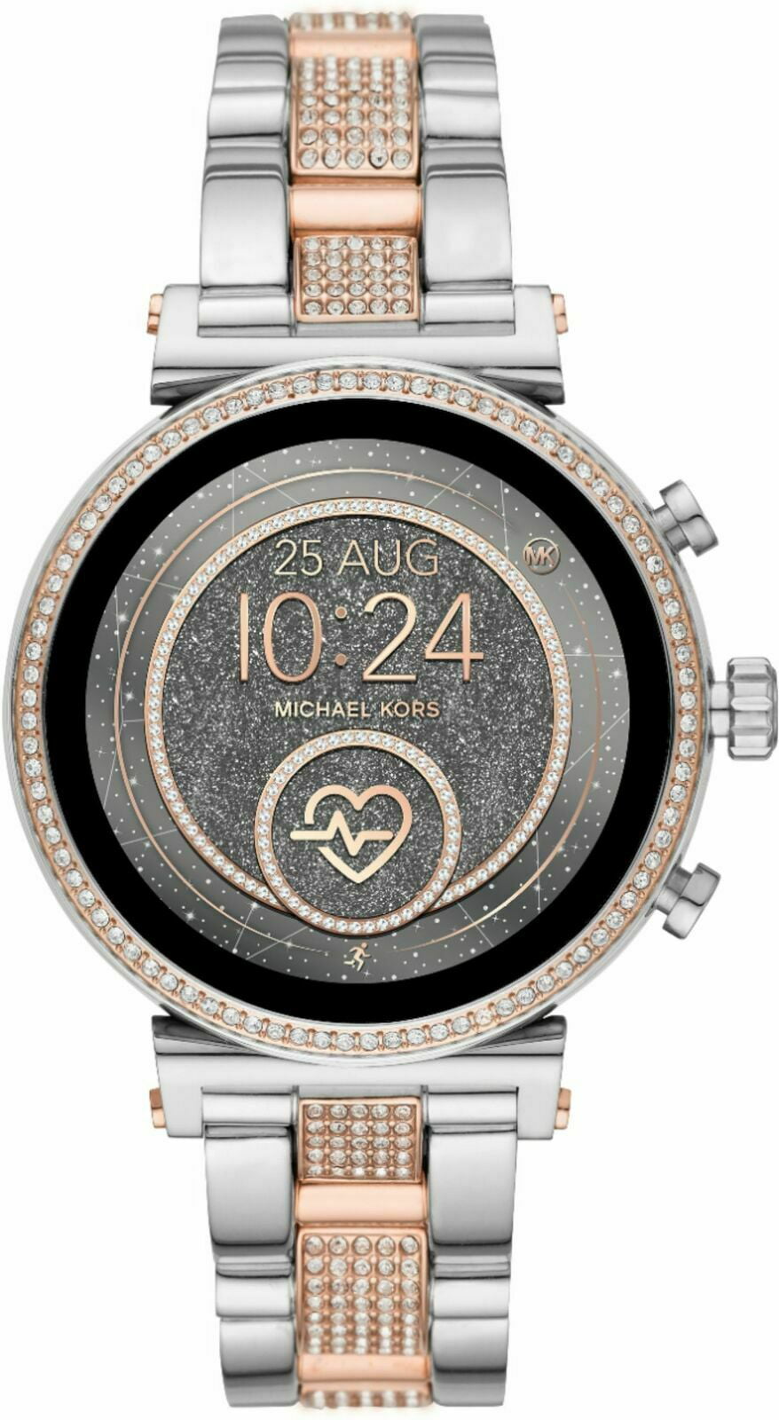 Michael - Access Sofie Heart Rate Smartwatch Stainless - Rose and Silver Stainless Steel - Walmart.com