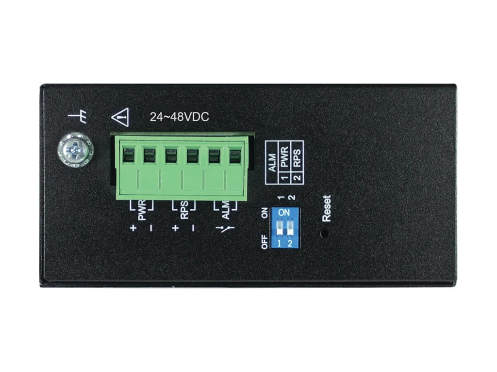 Eaton Tripp Lite Series 8-Port Managed Industrial Gigabit Ethernet Switch - 10/100/1000 Mbps, 2 GbE SFP Slots, -40&deg; to 75&deg;C, DIN Mount, TAA - 8 Ports - Manageable - Gigabit Ethernet - 10/10...