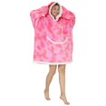 thumbnail image 1 of Lazy TV Manta con capucha Sherpa Fleece manta usable de gran tamaño, Sudadera con capucha gruesa cálida para mujeres, hombres y adolescentes, 1 of 4