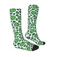thumbnail image 3 of Bingfone Compression Socks For Women And Men Long Socks For Running Athletic Cycling Nurse-Leopard Print St. Patrick'S Day, 3 of 9