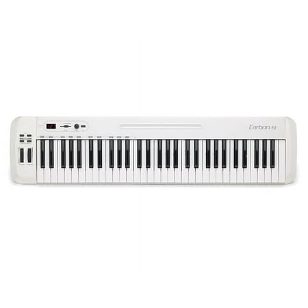 Samson - Carbon 61-Key USB MIDI Keyboard Controller - White