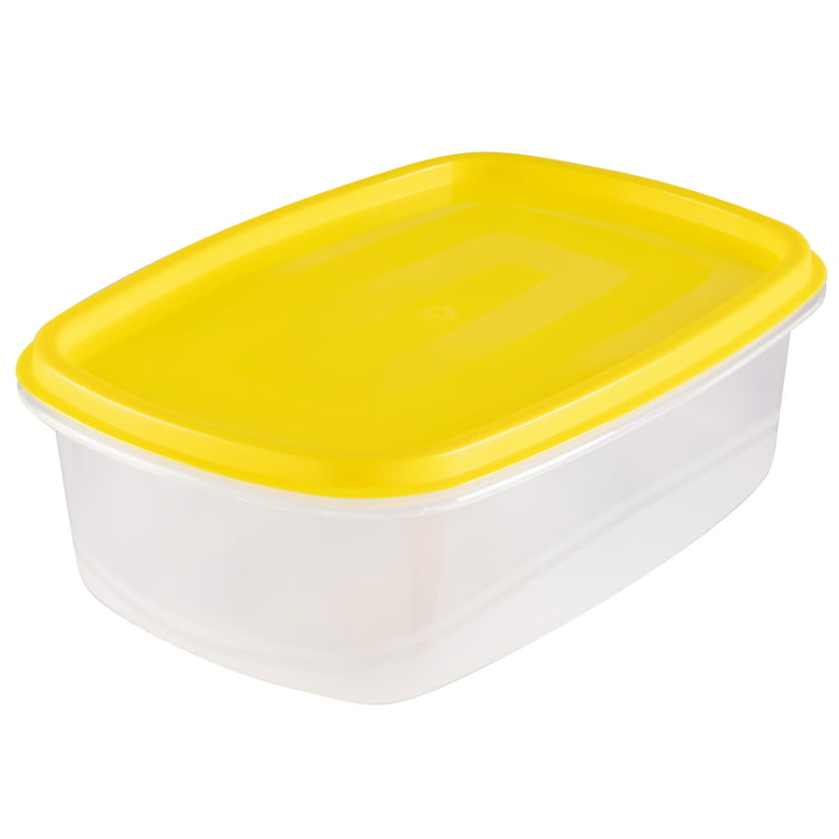 1pc Rectangular Multicolor Fruit Preservation Box With Lid, Airtight Food Storage  Container