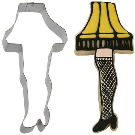 - Leg Lamp Cookie Cutter 5 in B1676 - Foose Cookie Cutters - US Tin Plate Steel