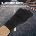 thumbnail image 4 of GOOHOCHY Guantes de invierno unisex con estampado de letreros, antideslizantes, deportivos, con pantalla táctil, cálidos, con tira reflectante de silicona, talla L (negro), 4 of 8