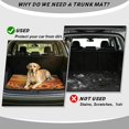thumbnail image 4 of HUISEFOR Sunflower Horse Car Trunk Mat 29" x 39" Non-Slip Anti-Scratch Cargo Mat Rear Trunk Liner Full Protection Easy To Clean Universal Fit for Most Cars SUV, 4 of 7
