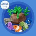 thumbnail image 5 of Prextex Plush Soft Stuffed Sea Animals Playset with Plush Coral Reef House for Storage - 5 Piece | Includes Stuffed Octopus, Turtle, Stingray, Nemo Fish, and Blue Whale, 5 of 7