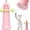 Pink, variant on Interactive Toys for Indoor Cats, Suction Cup Teaser Wand, Kitty Enrichment Chase Fun Exercise for Kitten Adult Cats Boredom Keep Them Busy
