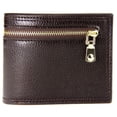 thumbnail image 2 of Men's Wallet Faux Leather Credit Card Holder Clutch Wallet with ID Window Zipper, 2 of 2