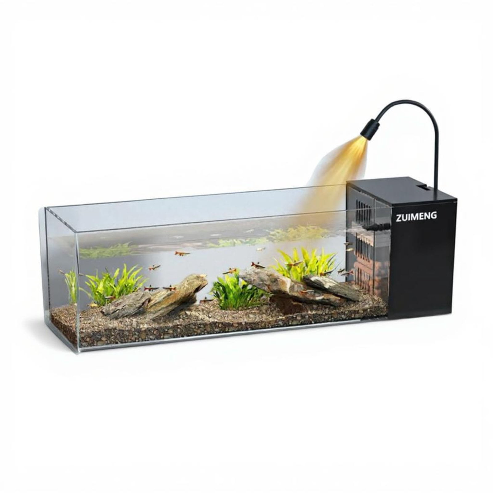 Family Maid Assorted Color Fish Tank, 10.6 x 10.6 x 6.7 in, Pack