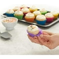 thumbnail image 4 of Reusable Silicone Round Baking Cups, Muffin Liners, Pack of 12, Multicolor, 2.9 x 2.9 x 1.3 inches (LxWxH), 4 of 4