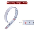 thumbnail image 2 of Unique Bargains 2 Pack Self Adhesive Tape Measure 100cm Metric Left to Right Reading Measuring Tape Steel Sticky Ruler, White, 2 of 5
