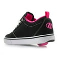 thumbnail image 2 of HEELYS Kids Pro 20 Wheeled Shoes Black White Pink Canvas Size 3 HE100760H, 2 of 4