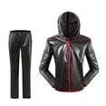 thumbnail image 2 of Traje de chaqueta de lluvia para ciclismo, chaqueta de bicicleta para hombre y pantalón impermeable, reflectante, 3 colores 2XL Zulema Traje de lluvia, 2 of 3