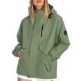 thumbnail image 4 of Women's Waterproof Hooded Jacket Multi Pocket Outdoor Activity Coat Windproof Hiking Gear For Adventurers, 4 of 7