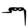 thumbnail image 3 of Bandit Eyemask Tie Scarf Adult Black Eyemasks One Size Unisex Fancy Dress Party Book Week Halloween, 3 of 5