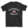 thumbnail image 1 of Wethersfield Connecticut Patriot Men's Cotton T-Shirt, 1 of 1