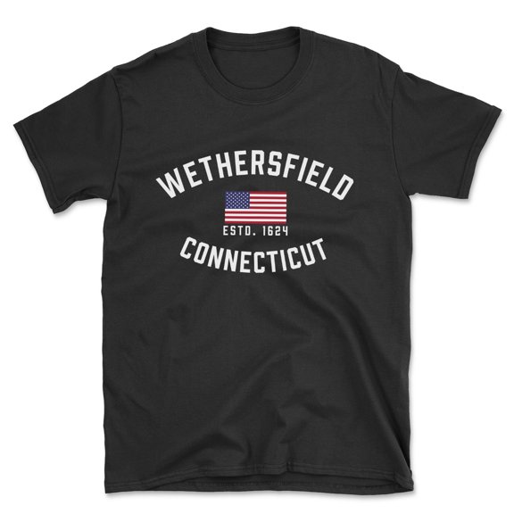 Wethersfield Connecticut Patriot Men's Cotton T-Shirt