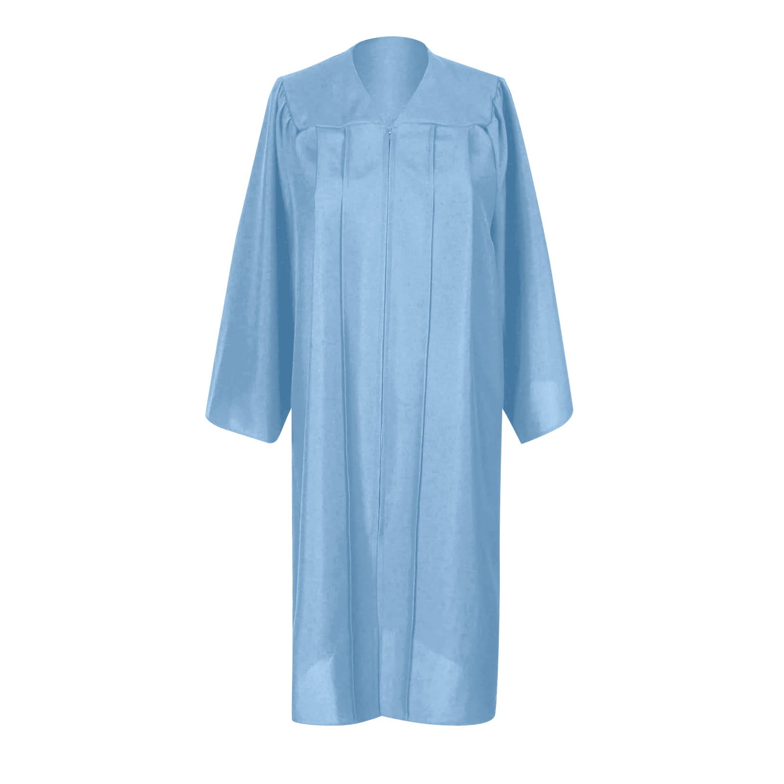 Mens Shirts Gifts for Men Unisex Choir Robes For Church Baptism Officiant Confirmation Costume,Graduation Gown Pastor &judges Robe Blue Polyester S