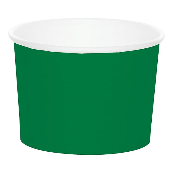 Emerald Green Treat Cups, Party Supplies, Disposable, 8 Pieces