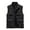Black, variant on Men's Poplin Outdoors Travel Sports Multi-Pockets Work Fishing Vest Khaki 8(XL)