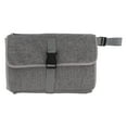 thumbnail image 1 of Cambiador de pañales portátil para bebé, plegable, con múltiples bolsillos, suave y agradable para la piel, de tela Oxford, color gris, 1 of 14