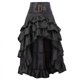 thumbnail image 1 of Vestido Vintage Steampunk para mujer, vestido Medieval victoriano con volantes de satén y encaje, faldas góticas, corsé, falda, disfraces de pirata, 1 of 2