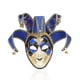 thumbnail image 1 of Máscara de Carnaval de Fiesta de Halloween, Máscara de Cosplay de Navidad de Mascarada de Venecia de Italia Azul, 1 of 4