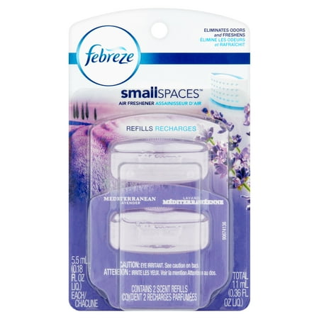 Febreze SmallSpaces Mediterranean Lavender Air Freshener Refills ... Febreze SmallSpaces Mediterranean Lavender Air Freshener Refills ...