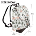 thumbnail image 2 of Disketp Vintage Palm Trees Mochila de Cuero para Mujer, Bolso de Espalda Antirrobo con Estilo para Viaje, Trabajo y Uso Diario, 2 of 4