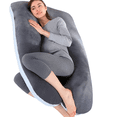 thumbnail image 2 of Almohada Para Embarazo Y Lactancia Jumbo Lavanda Geométrico Xtellar Azul Cielo, 2 of 3