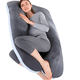 thumbnail image 2 of Almohada Para Embarazo Y Lactancia Jumbo Lavanda Geométrico Xtellar Azul Cielo, 2 of 3
