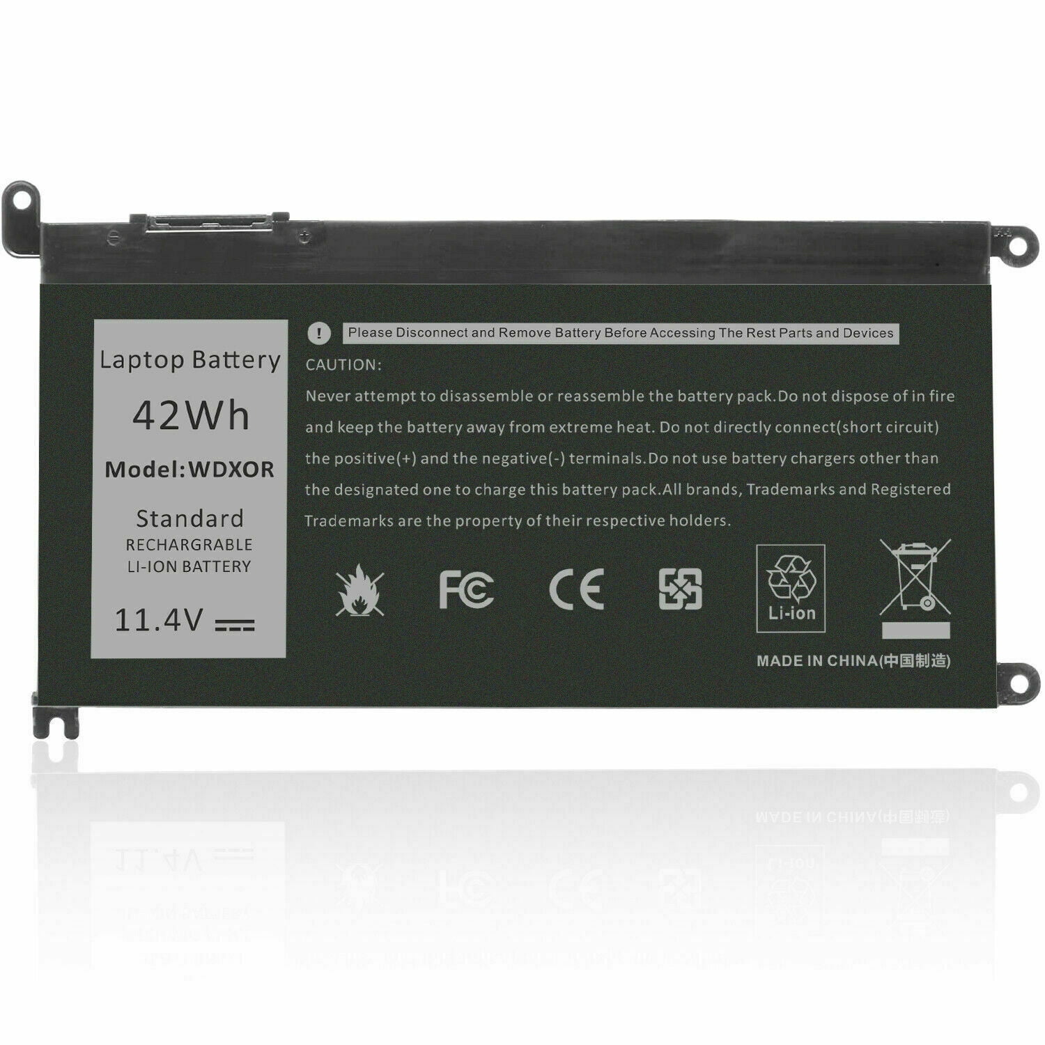 WDX0R WDXOR CYMGM Battery 42Wh For Inspiron 13 5368 - Walmart.com