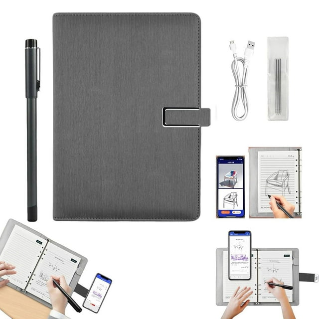 Cqxid Office Cabinet Xnote Ai Powered Writing Set Electronic Notebook With Pen Digital Notebook With Pen Ideal For Learning & Drawing Compatible With Android And 10ml