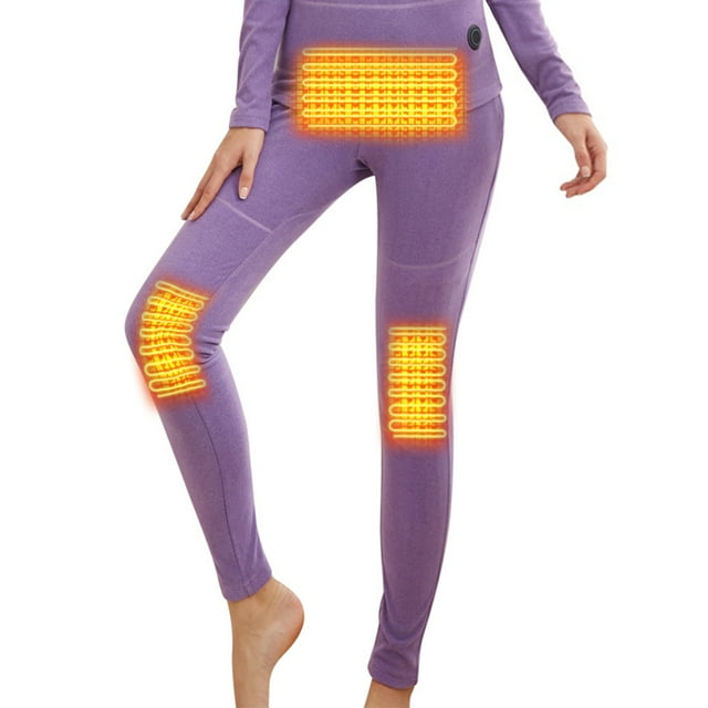 Pantalones calefactables TFixol, pantalones calefactores eléctricos lavables con carga USB, aislados