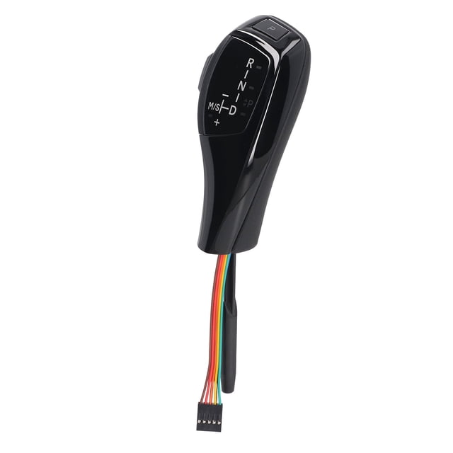 LED Gear Lever Knob, Shifter Lever Head Retrofit Kit With Engine Start Stop Button For 5 Series E39 7 Series E38 X5 E53