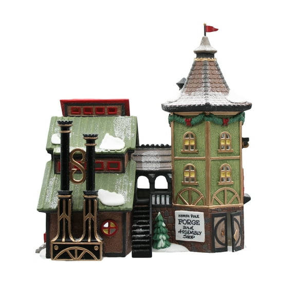 Department 56: 56384 Elfin Forge & Assembly Shop | Worn Box