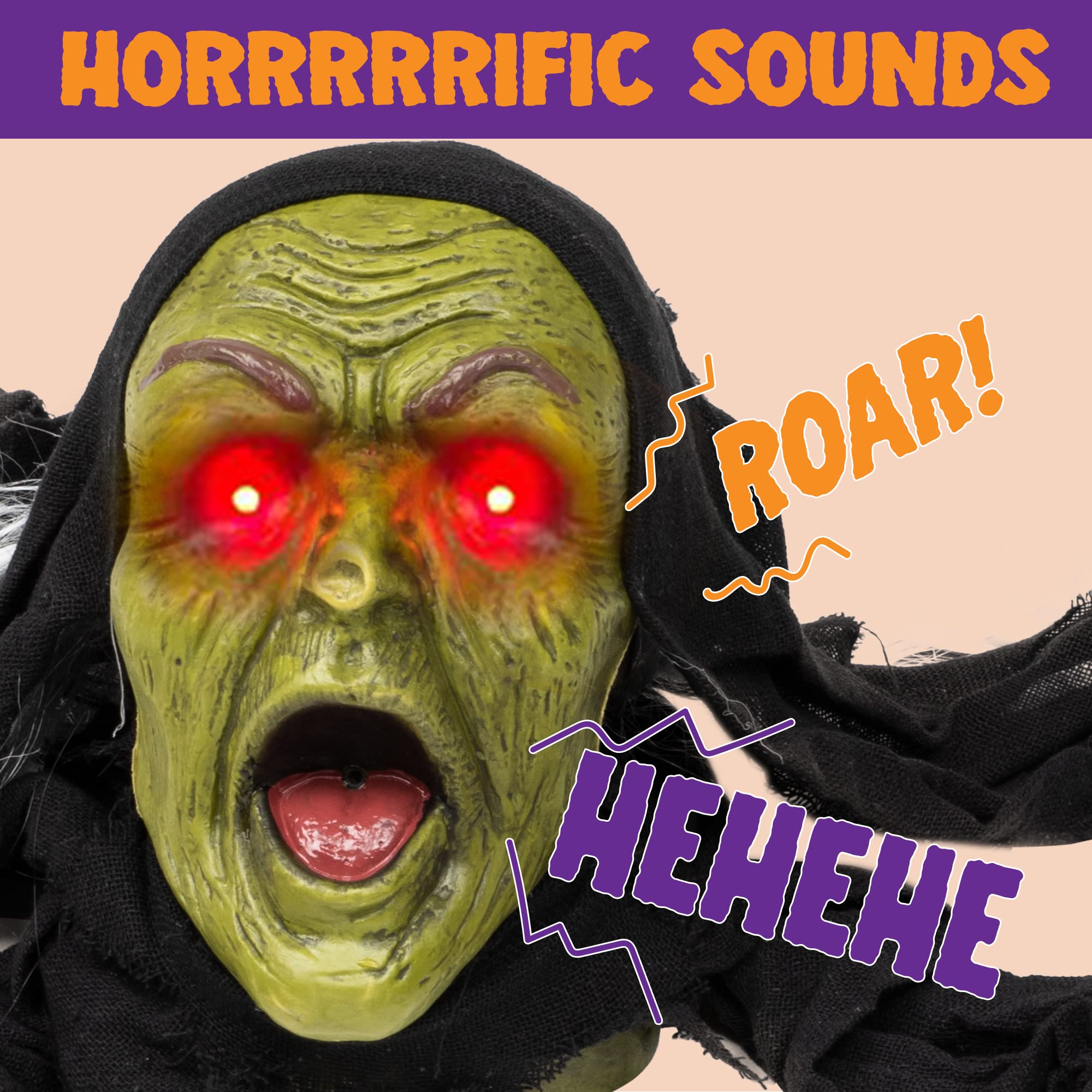 Joyfy 35" Zombie Groundbreaker Halloween Yard Decoration photo 4
