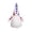 B, variant on Cififendec 250th Anniversary Gnome, 7.48"×3.14", Handmade Patriotic Star & Peace Sign Plush Ornaments for 4th of July Tabletop & Porch Decor(Red)
