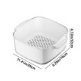 thumbnail image 3 of RuiJiao Clearance Multi Functional Basket New Fruit Cleaning Bowl With Strainer Container Kitchen Sink Food Catcher Drainer Fruit Rinser Vegetable Washing Filter Bowl, 3 of 6